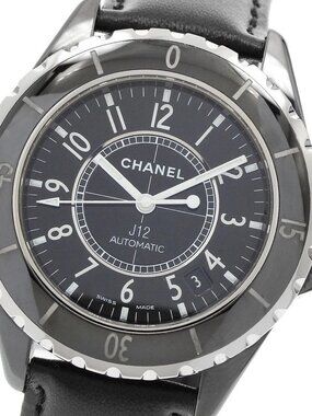 CHANEL J12 black ceramic H0683 38mm black Dial Automatic Men's Watch_967708